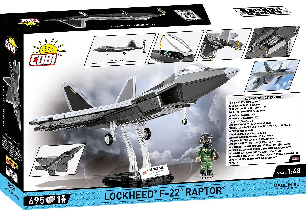 5855-Lockheed F-22 Raptor-box-